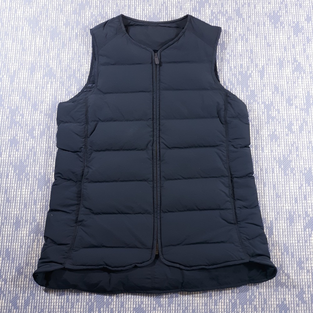 Lululemon Puffer Vest Womens Size 4 Blue Full Zip Outdoor Goose Down